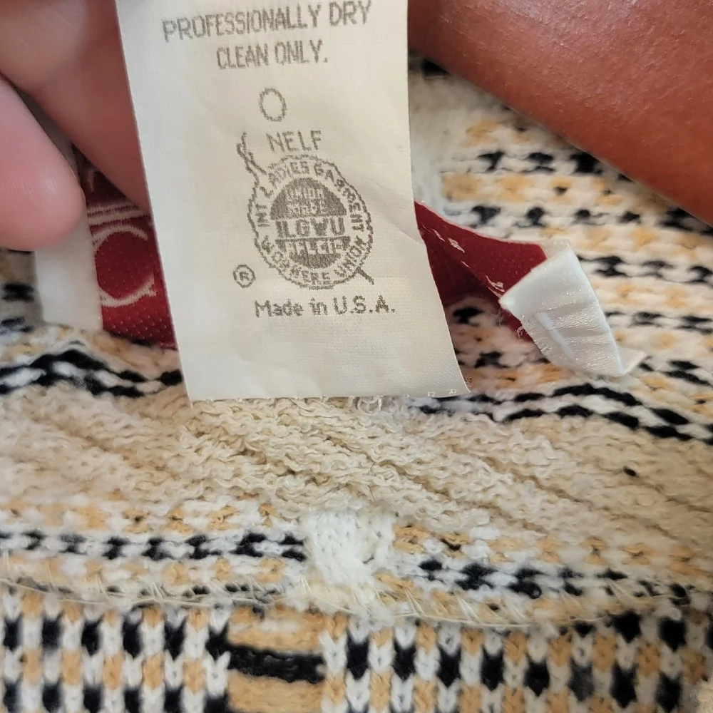 Vintage Castleberry London New‎ York Union Made Womens Cardigan Size 12